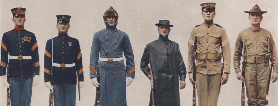 The Marine Corps has gone through quite a few changes to its uniforms over the years. We have the current details available at USMC1.us The Marine Corps has gone through quite a few changes to its uniforms over the years. We have the current details available at USMC1.us